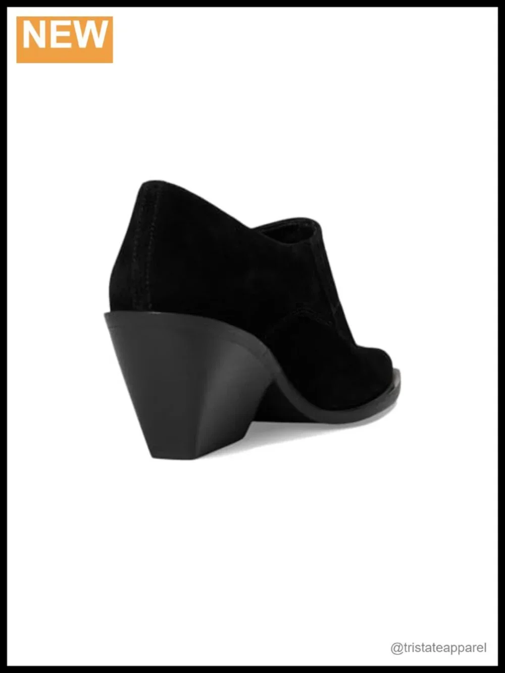 Suede Wedge Bootie Pointed Toe Pull-On Ankle Boot